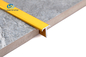 곡선과 양극 산화된  압출 알루미늄 Ｔ 채널 0.7-1.2mm 두께 ODM 이용 가능하 금색